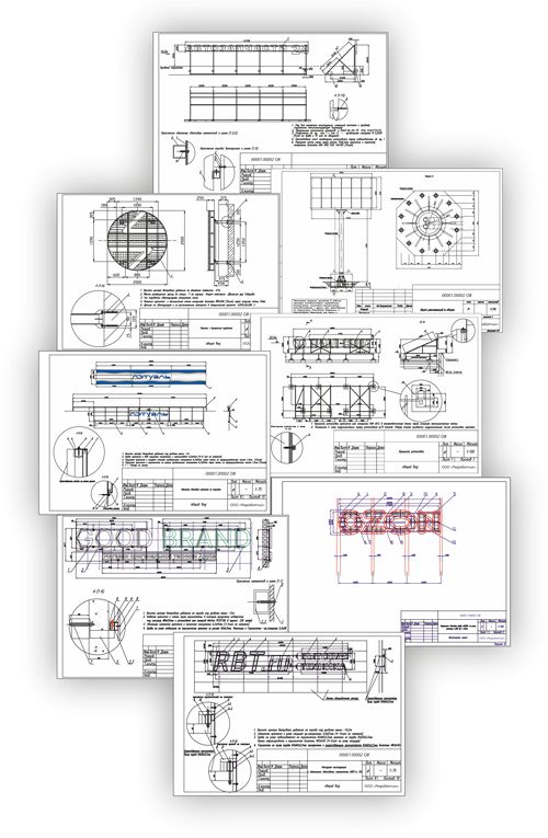 Разработка проектной документации на рекламные и информационные конструкции